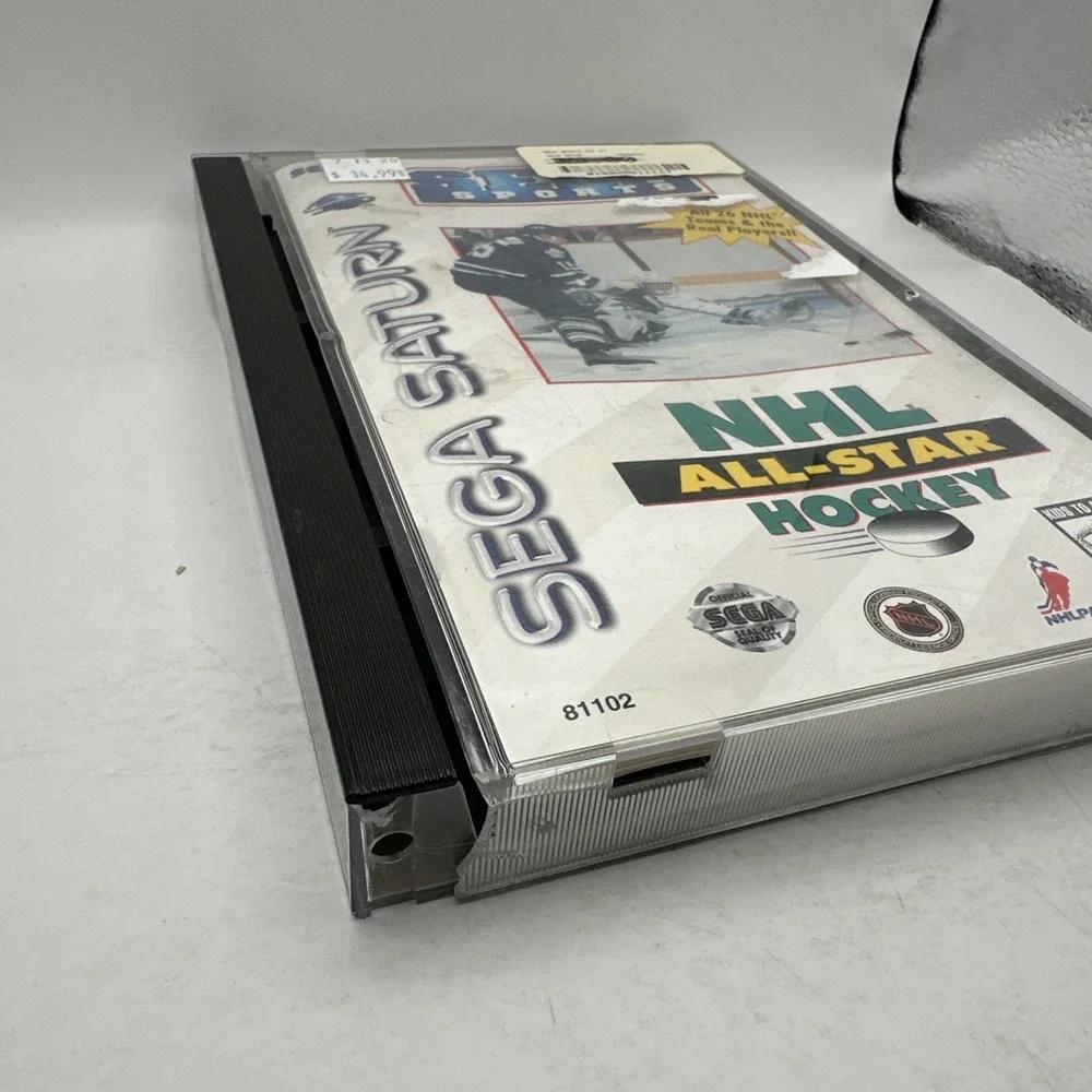 NHL All-Star Hockey Sega Saturn 1995 CIB Complete Manual Reg Card